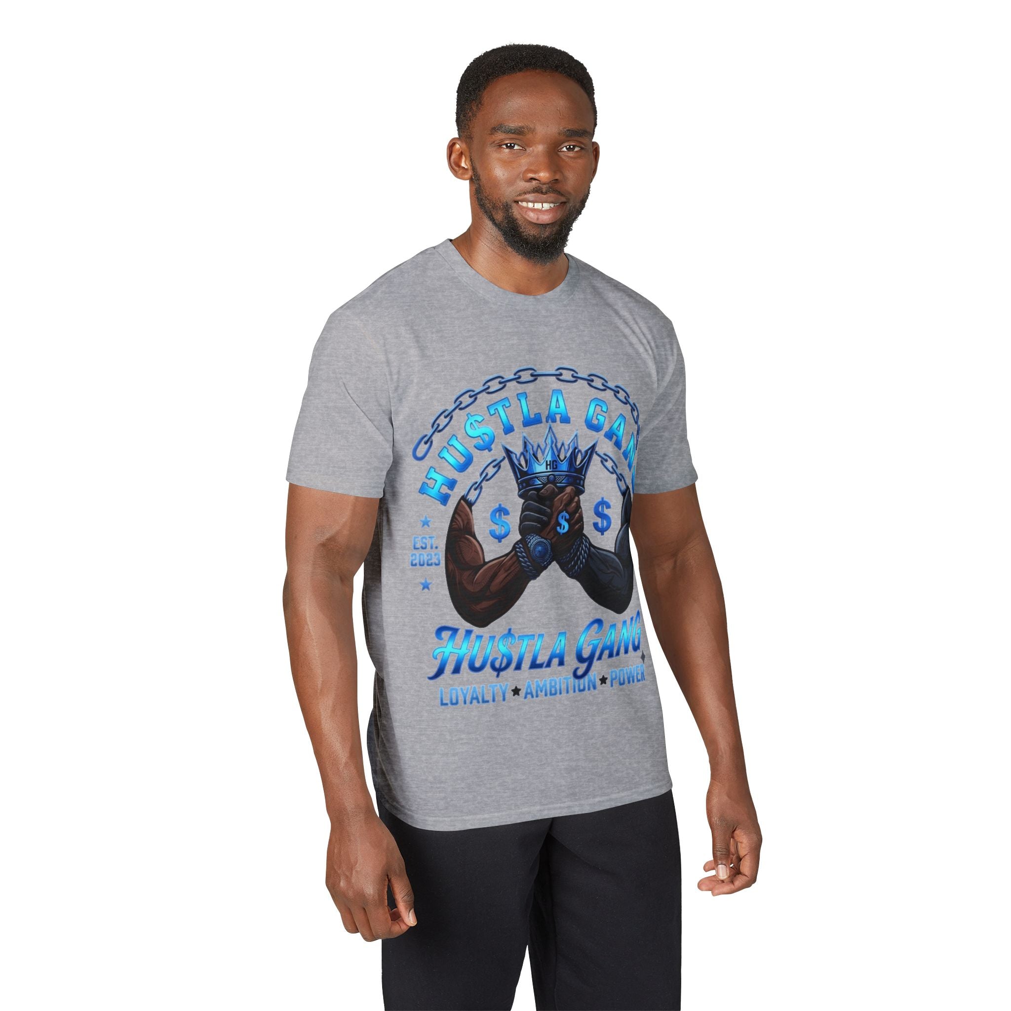 Hustla Gang Performance T-Shirt — Loyalty Ambition Power Graphic Tee