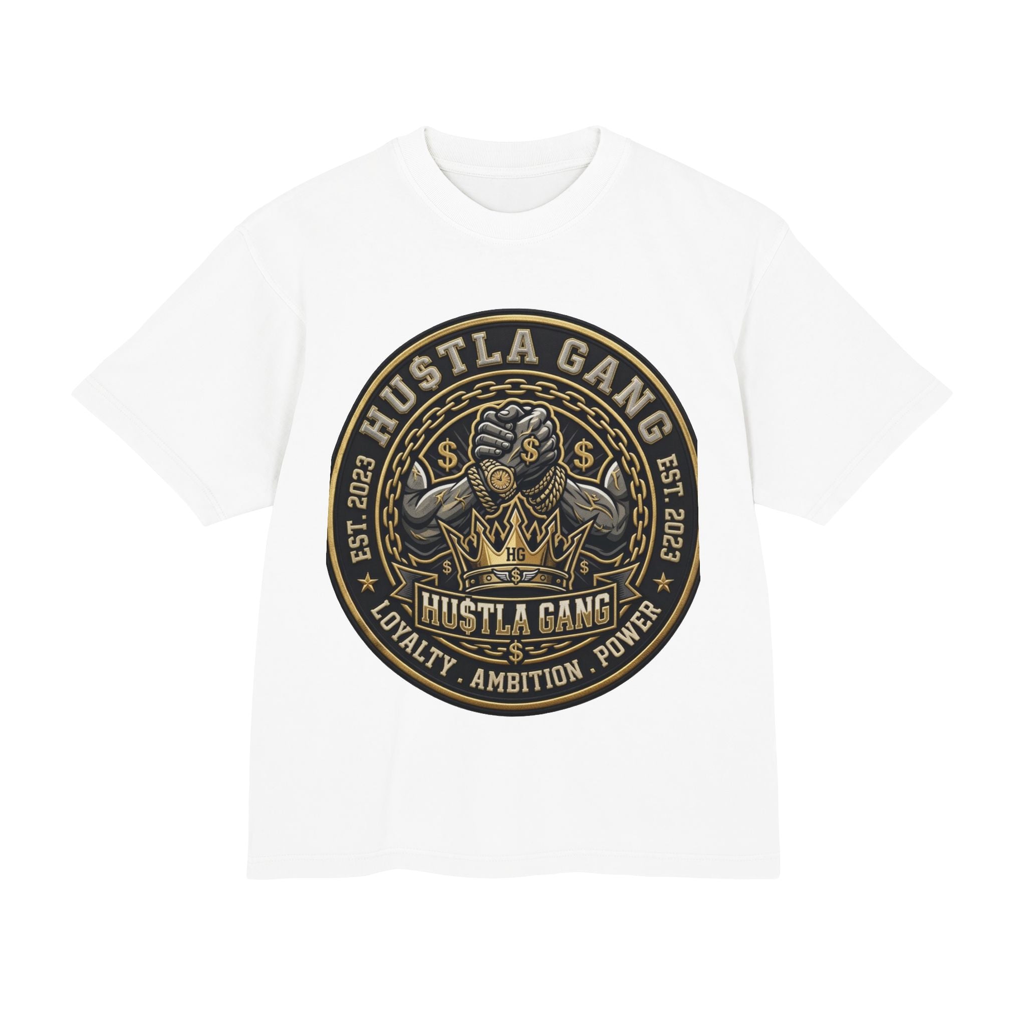 Hustla Gang Tee — Loyalty • Ambition • Power Graphic T-Shirt
