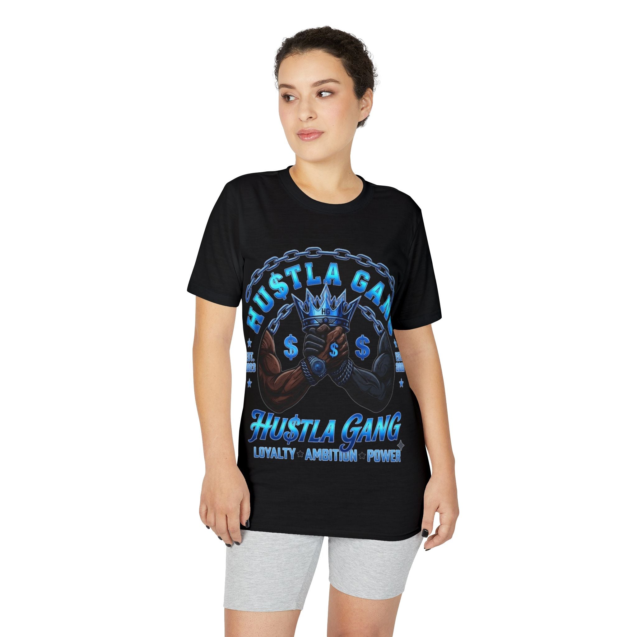 Hustla Gang Performance T-Shirt — Loyalty Ambition Power Graphic Tee