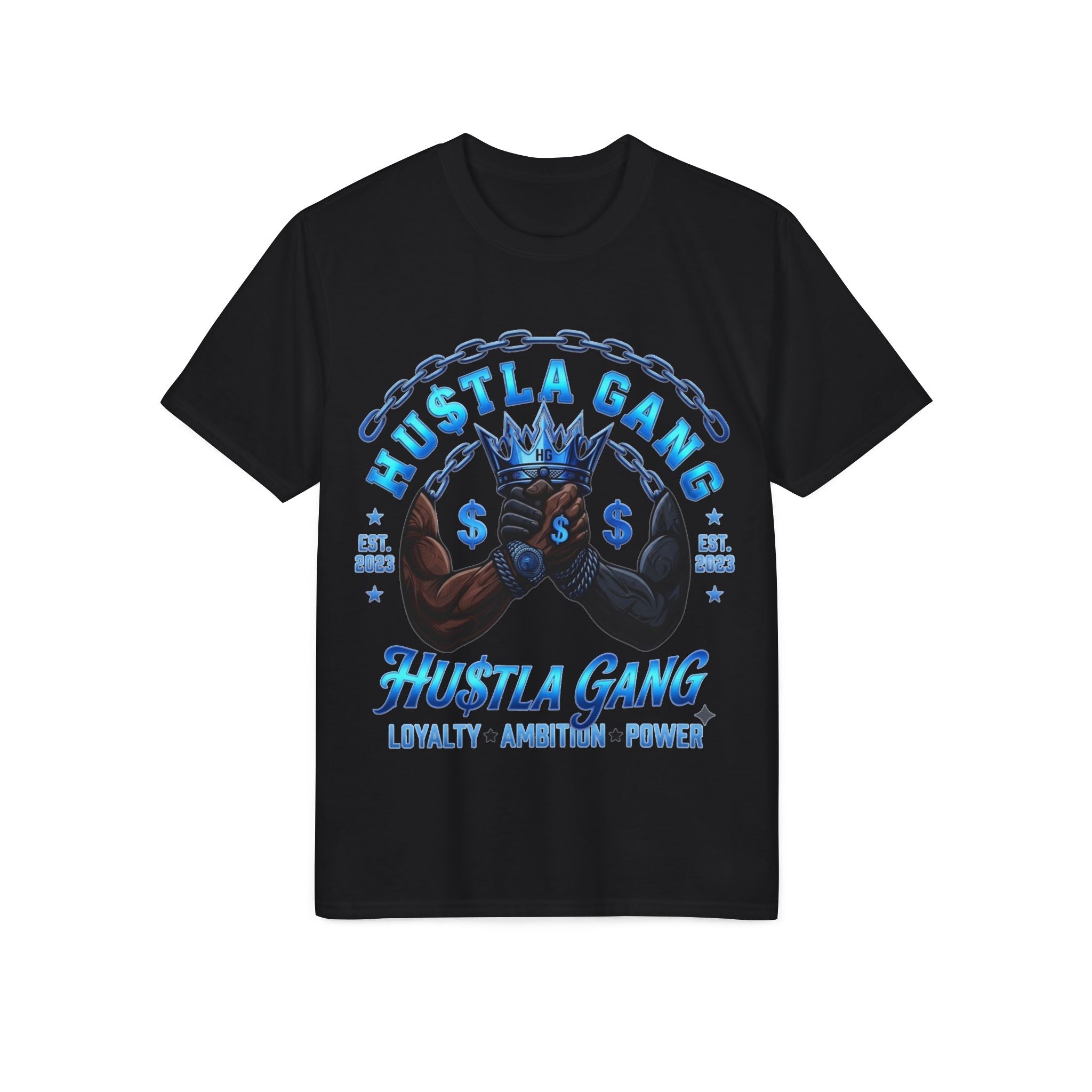 Hustla Gang Performance T-Shirt — Loyalty Ambition Power Graphic Tee