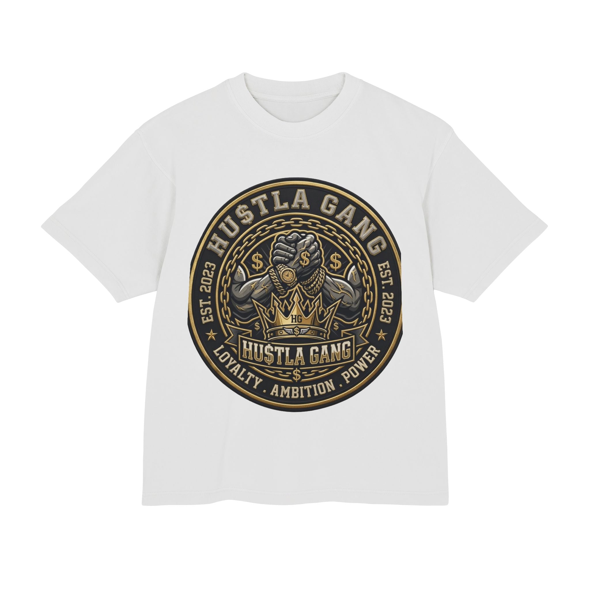 Hustla Gang Tee — Loyalty • Ambition • Power Graphic T-Shirt